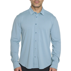 Men's Cooling Button Down Shirt - Long Sleeve - CLOSEOUT