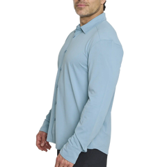 Men's Cooling Button Down Shirt - Long Sleeve - CLOSEOUT