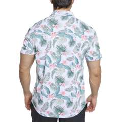 Men's Cooling Button Down Shirt - Short Sleeve - CLOSEOUT
