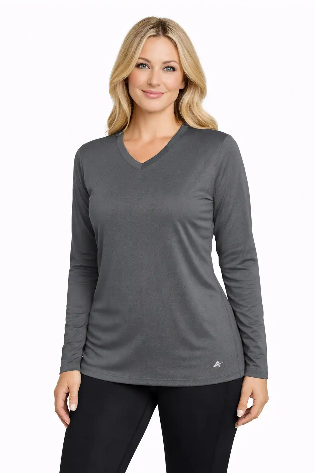 Women's Cooling V-Neck Long Sleeve T-Shirt